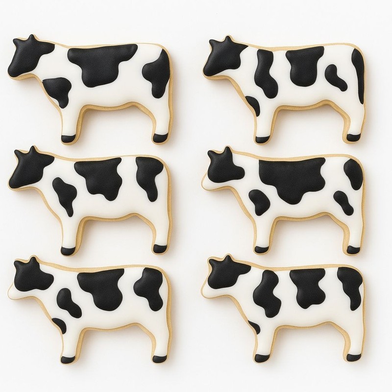 Mini Cow Cookie Cutter 2'' Metal Birthday Party Animal Treats Made in the USA gallery