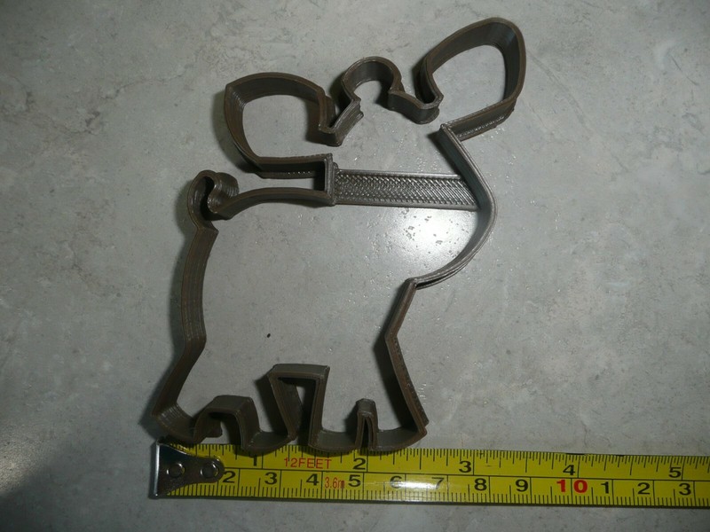 BABY MOOSE OUTLINE WOODLAND CREATURE FOREST ANIMAL COOKIE CUTTER USA PR3639 gallery