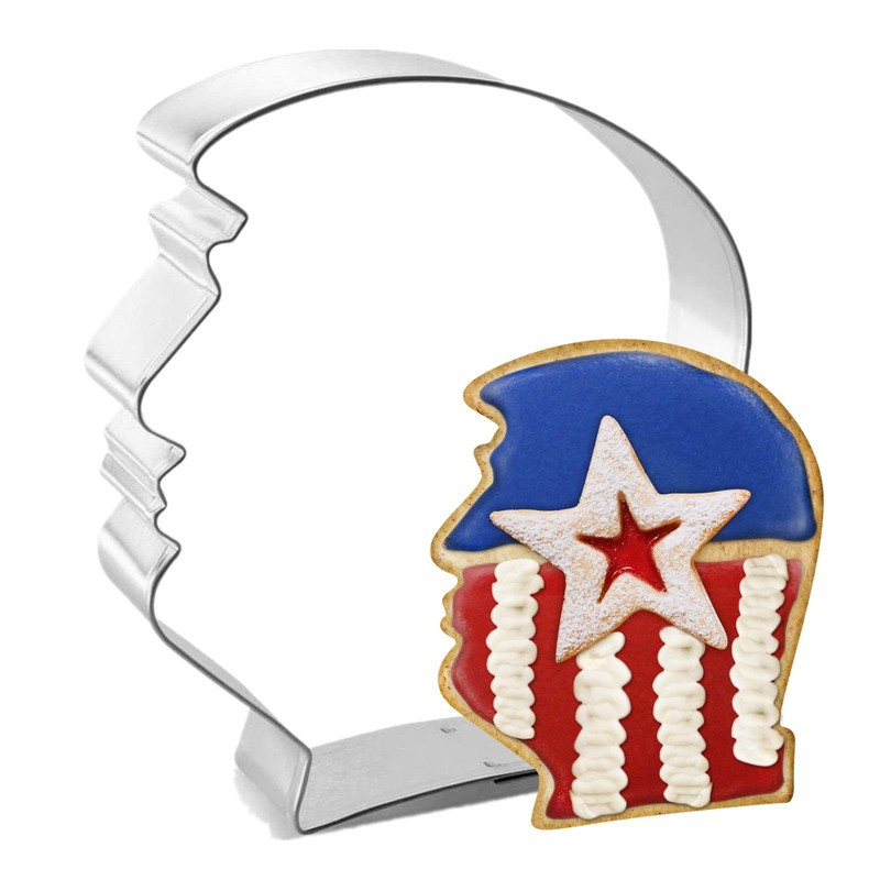 Metal Cookie Cutter Mold Stainless Steel USA Shaper Mould Decor, American Hom…