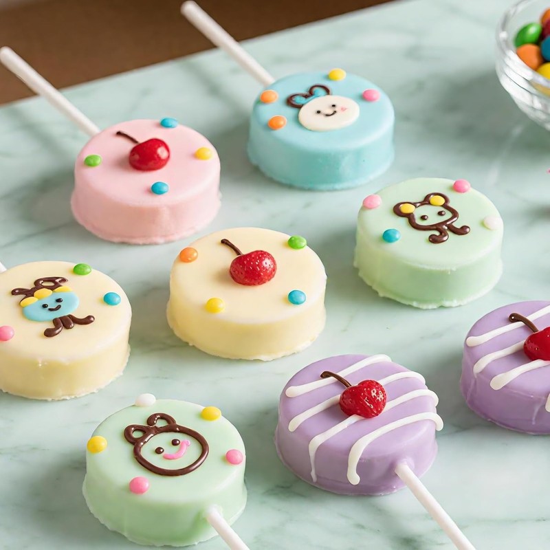 Round Cake Pop Mold Set with 9 Inch Tray and Sticks, ABS Cake Pop Maker, Circ... gallery