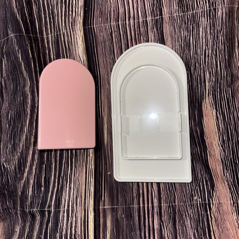 Plastic 2 Pice Cake Frosting Fondant Smoothing Scraping Tool