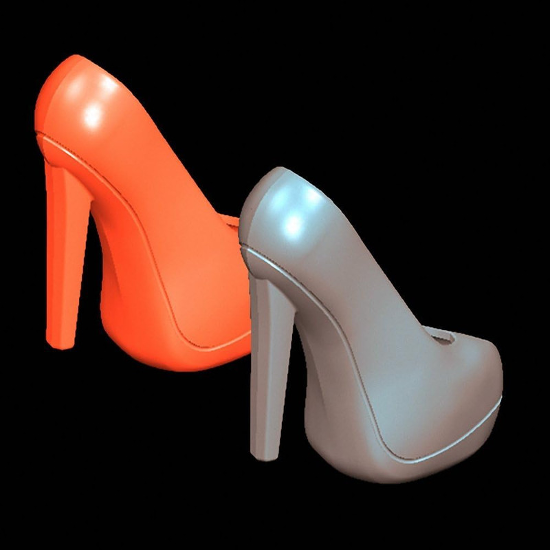 Comkit Large Life Size 3D Plastic High Heel Shoe Mold for Chocolate Fondant Cand gallery