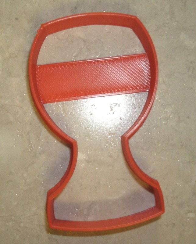 WINE GLASS STEMWARE CHAMPAGNE RED WHITE SPECIAL OCCASION COOKIE CUTTER PR766 gallery