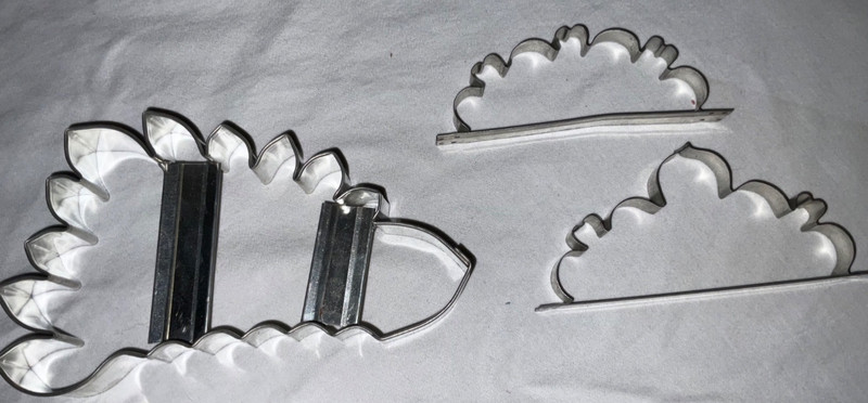 14cm Bush Shaped Cookie Cutter 3 Pc Set Fondant Mold Decorate Sugar