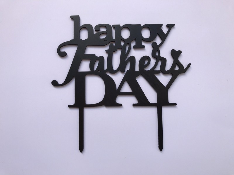 Happy Fathers Day Dad Cake Topper Various Color 6inch Brand New Free Shipping gallery