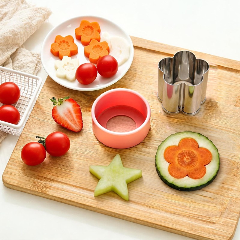 Mini Fruit Vegetable Cookie Cutters Shapes Set - 9Pcs 1.5 inch gallery