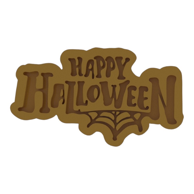 Halloween Cookie Cutter. Happy Halloween Mold. Cookie Cutter gallery
