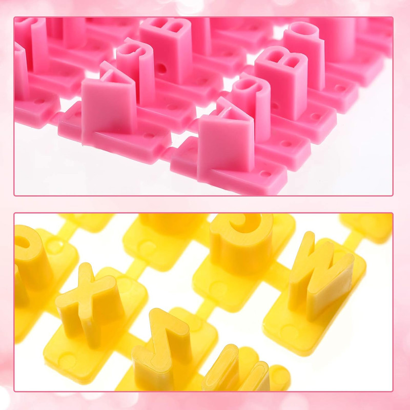 Juego de 225 sellos con letras y numeros para galletas fondant arcilla galletas gallery