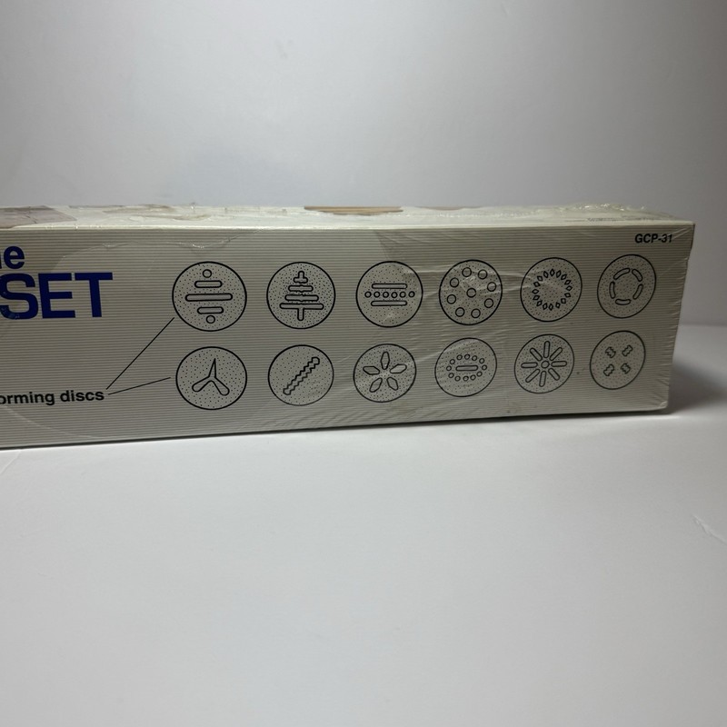 Progressive International Cookie Press Set 23 Pc White Plastic Metal GCP-31 gallery