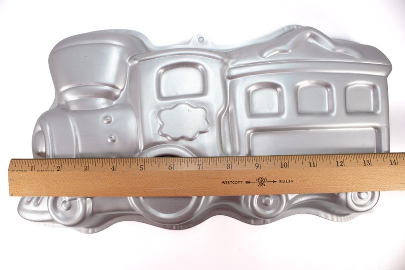 Railroad Train Engine Birthday Cake Mold Pan made by Wilton gallery