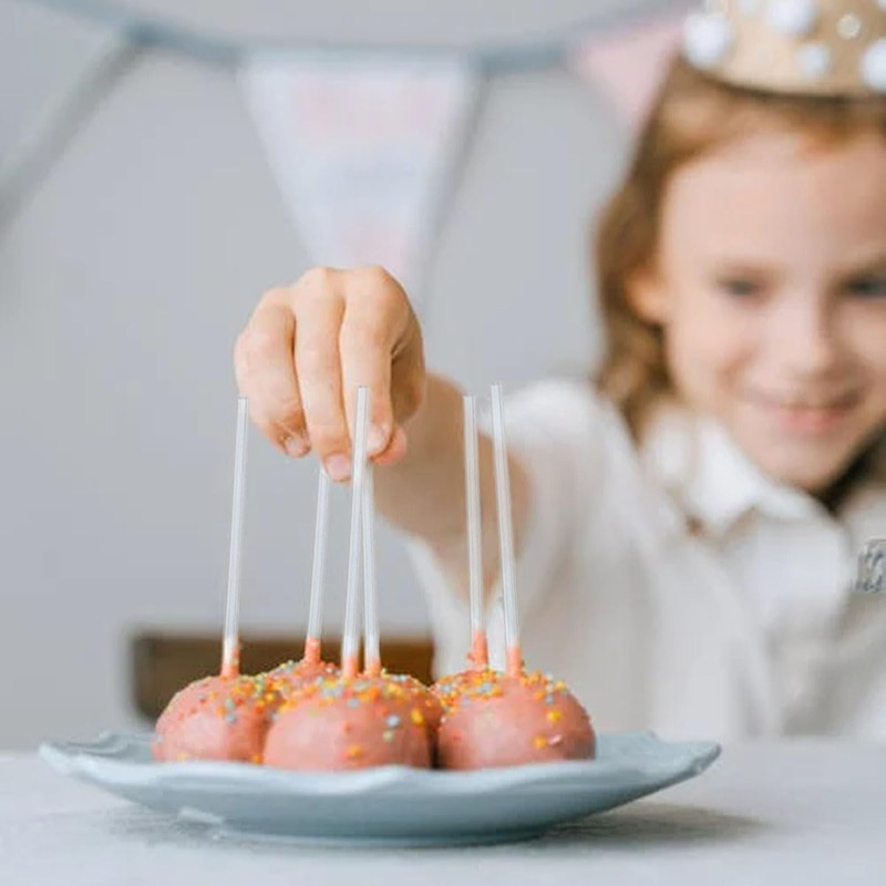 50-Piece 6-Inch Acrylic Lollipop Sticks, Cake Pop Sticks, Candy Stick Stirring R gallery