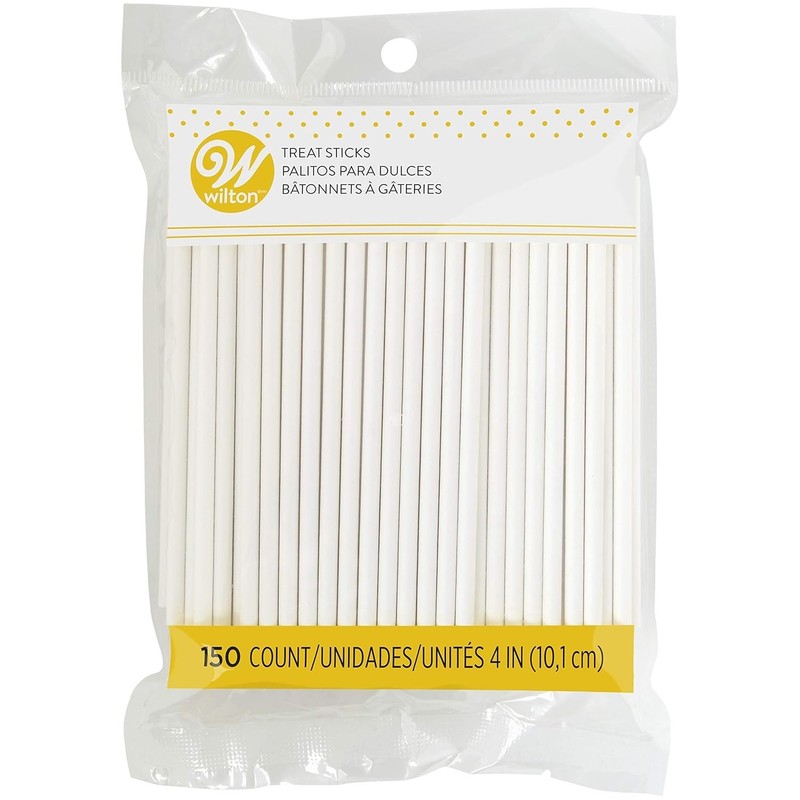 Versatile 4-Inch White Paper Treat Sticks - Perfect for Cake Pops gallery