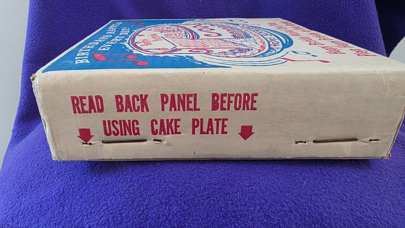 Happy Birthday Musical Cake Plate - Vintage - Fabcraft Frenchtown NJ - WORKS gallery