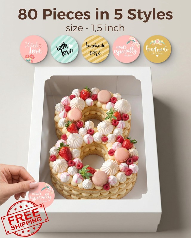 Baregamyan 14x10x4 inch white cake boxes w/ window 15pcs gallery