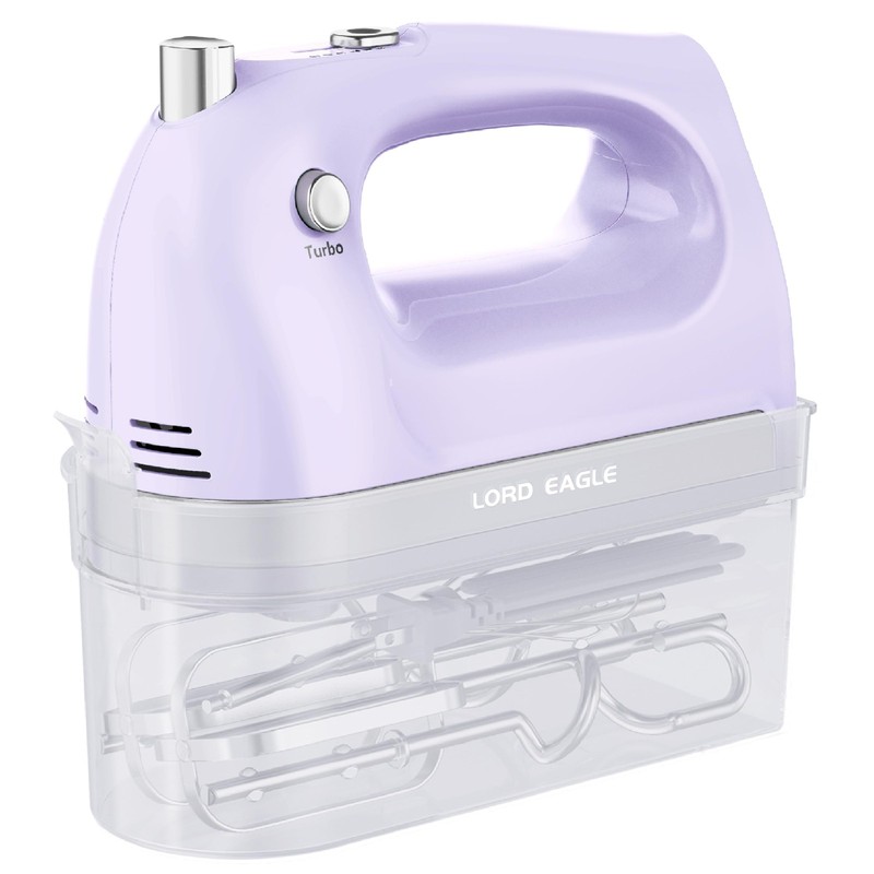 Hand Mixer Handheld 400W, 5-Speed Lightweight Kitchen Mixer with Storage Case…