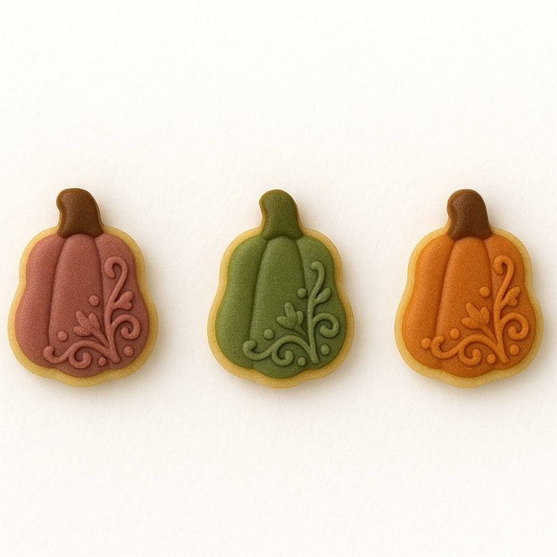 1 Dozen 12 Mini Tall Pumpkin 1.75'' Cookie Cutter Metal Fall Halloween Party Fav gallery