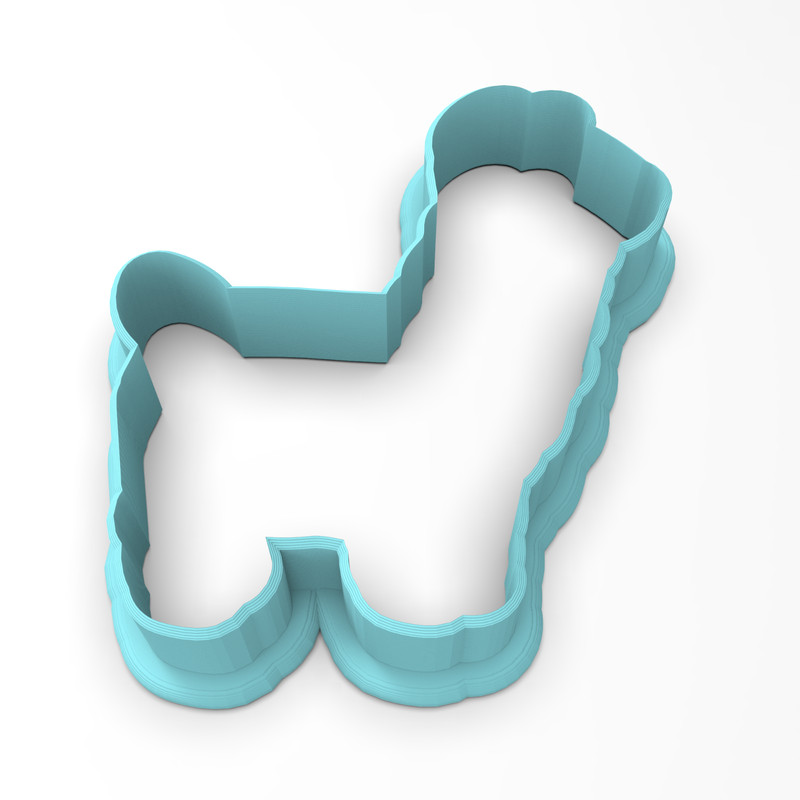 Llama Cookie Cutter & Stamp | Animal Zoo Petting Alpaca Fiesta Farm Drama #4 gallery