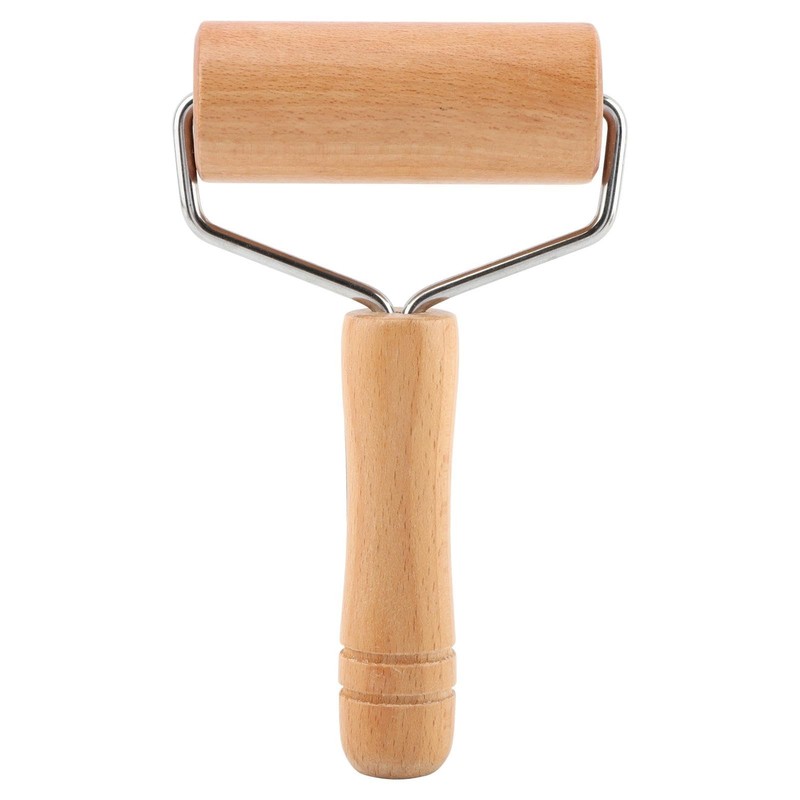 Wood Rolling Pin Pastry Pizza Dough Roller NonStick Pasta Dumpling Baker