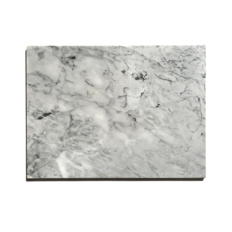 Kota Japan White Marble 12" X 16" Pastry & Cutting Board - Stay-Cool Natural ...