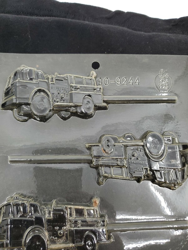 Chocolate Candy Mold FIRETRUCK LOLIPOP gallery