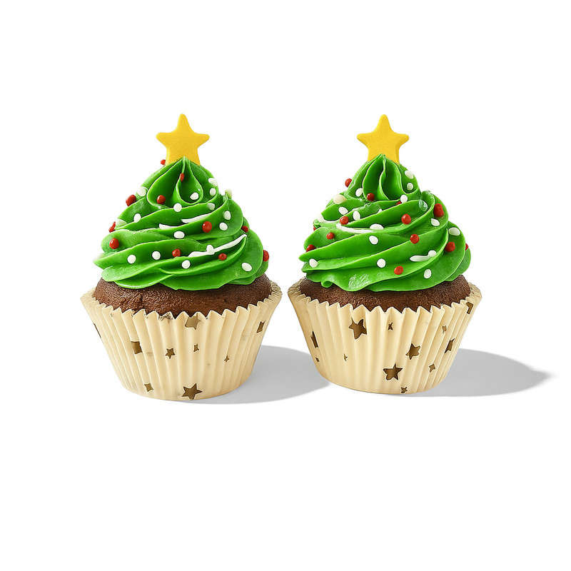 48Pack Silver Star Baking Cups Paper Cupcake Liners Muffin Cases gallery