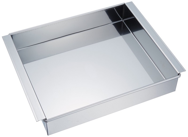 Endoshoji TKG ATM08019 Egg Tofu Agar Jelly Mold, Rectangular, 19.5cm, Silver