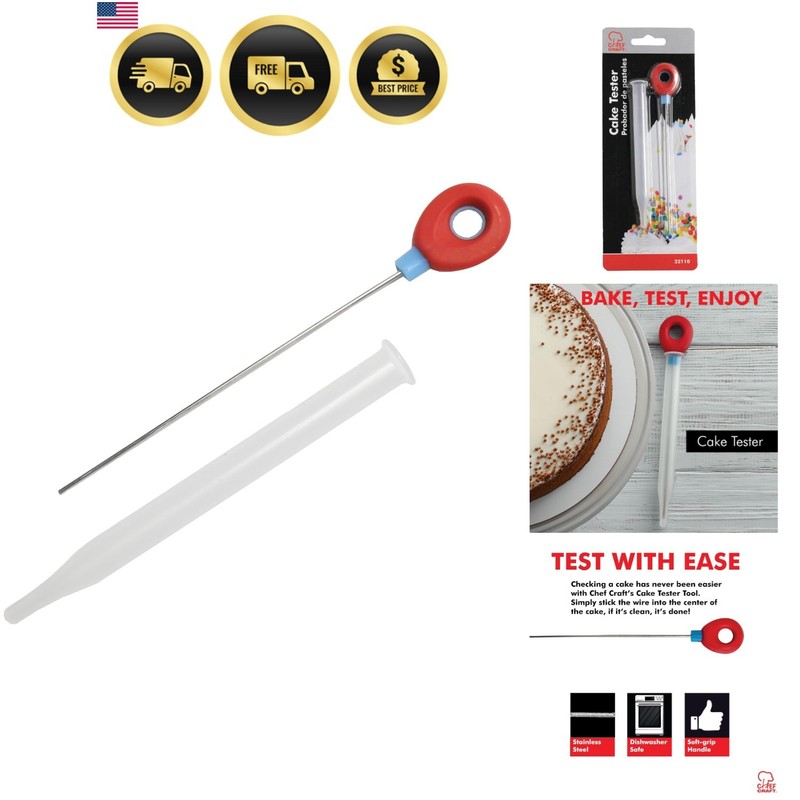 Cake Tester Baking Tool Stainless Steel Kitchen Cooking Utensil DIY