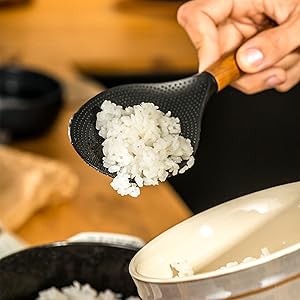 Staub Silicone with Wood Handle Cooking Utensil, Spatula gallery