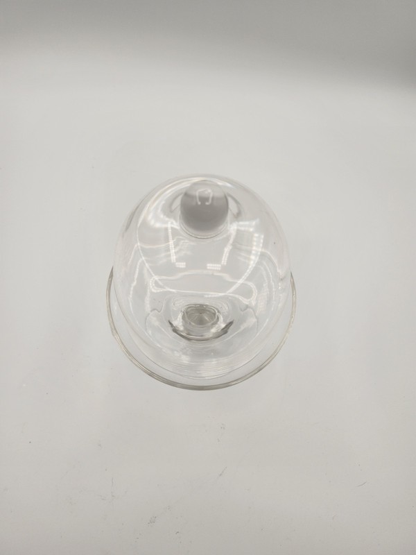 Mini Cake Stand - Glass Cupcake Stand Pedestal w/Glass Dome Cover 9 X 4.5" gallery
