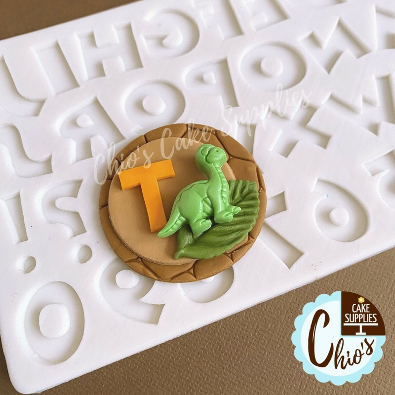 Alphabet Letters, Numbers & Punctuation Marks Silicone Mold. 39 cavities. gallery