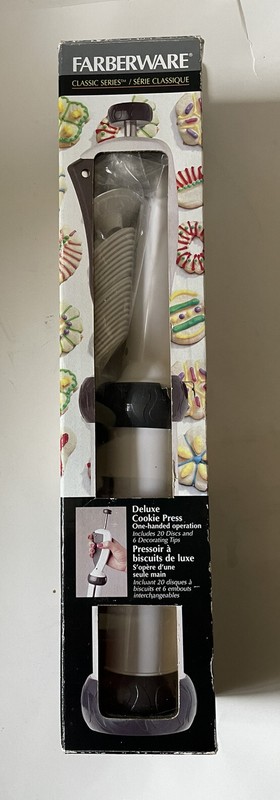 Faberware Cookie Press 27 Piece Set Complete W/ Box gallery
