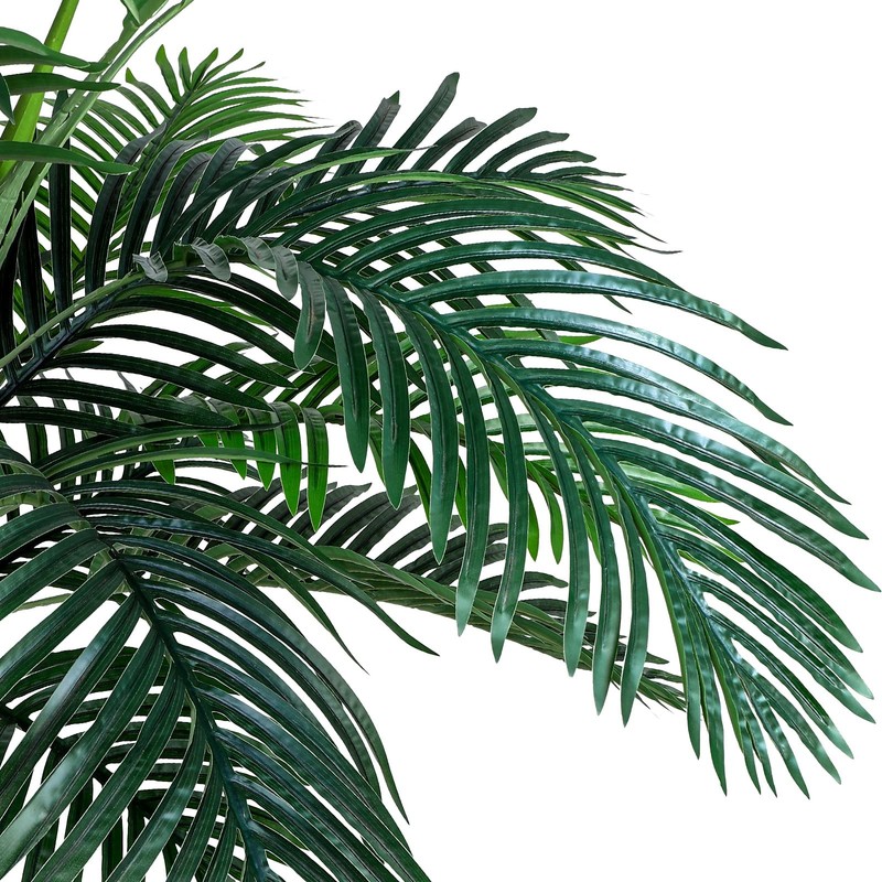 Jocoevol Fake Palm Tree 5Ft Artificial Palm Tree Tall Tropical Tree Adjustable gallery