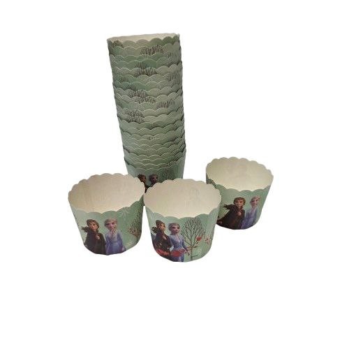 Pack of 25pcs Disposable Paper Cake Baking Cup Cupcake Muffin Cartoon Frozen gallery