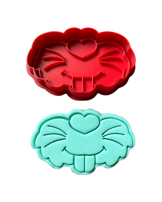 Bunny nose Cookie Cutter Stamp Easter PYO gallery