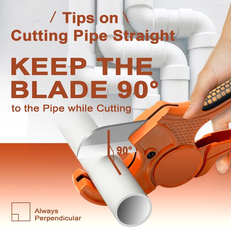 Kerry Pvc Pipe Cutter Up To 2-1/2 O.D. Ratcheting Heavy-Duty Pex Poly Pe gallery
