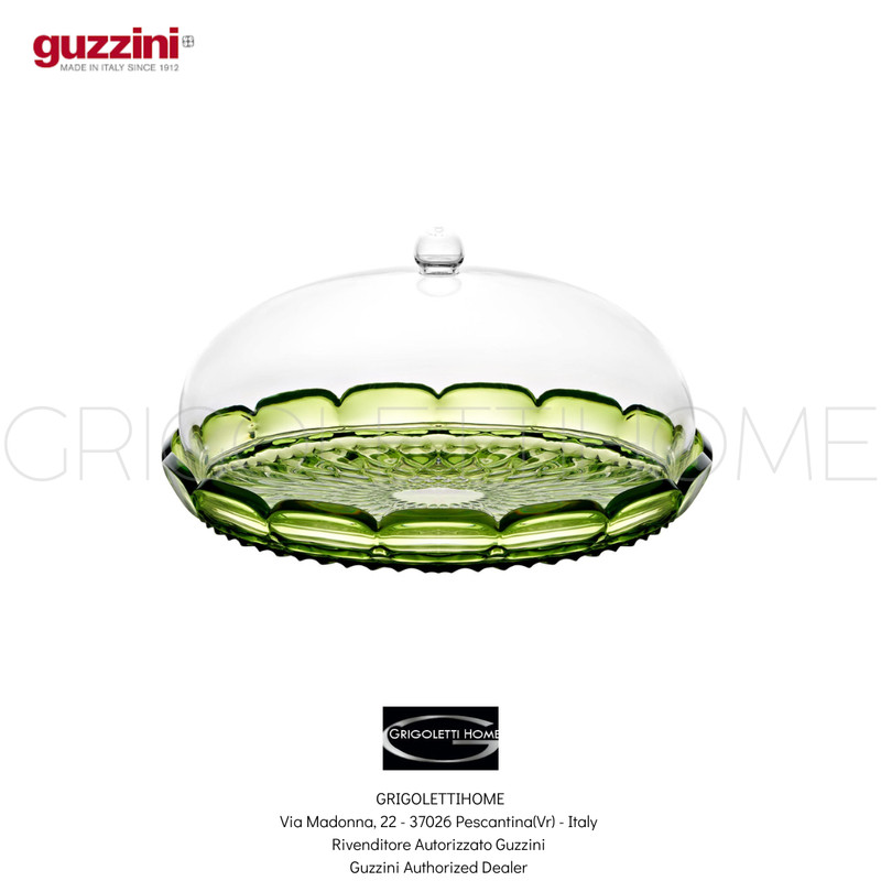 Guzzini – Vanity Water lily green – Cake Maker Set + Bell ø cm 30 inch 11.81