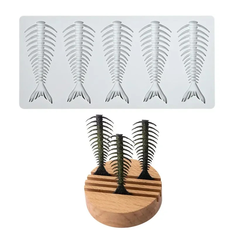 Multi-Skull Fish Bone Silicone Cake Mold - Baking Lace Decorating Tool for Cake gallery