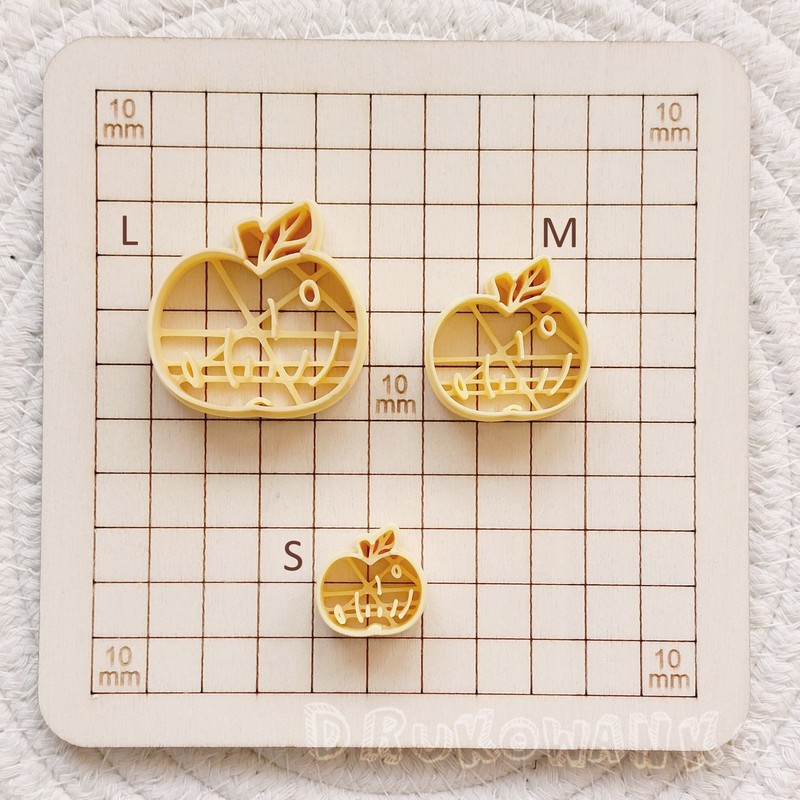 Apple Fruit Healthy Food Summer Polymer Clay Cutter For Earring Jewelry gallery