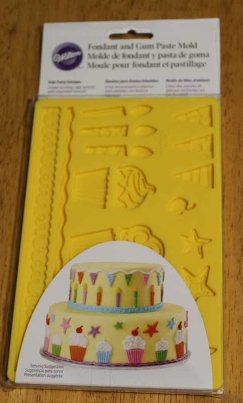 Wilton ~ FONDANT & GUM PASTE Silicone Mold #409-2553 – KIDS PARTY DESIGNS – New