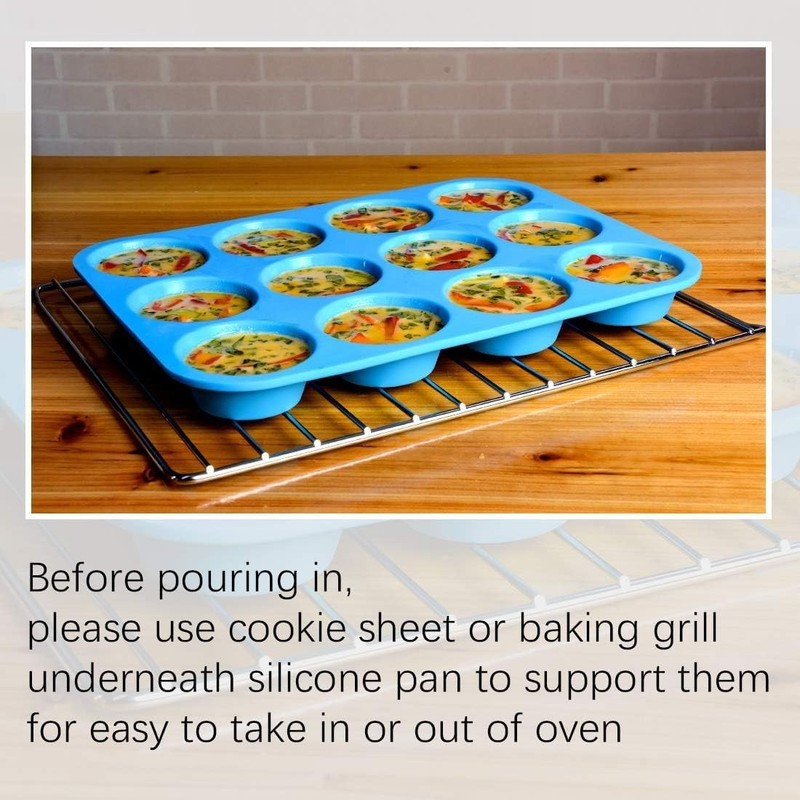 Versatile Silicone Baking Molds - 3-Pack Muffin & Loaf Pan Set for Easy Baking gallery