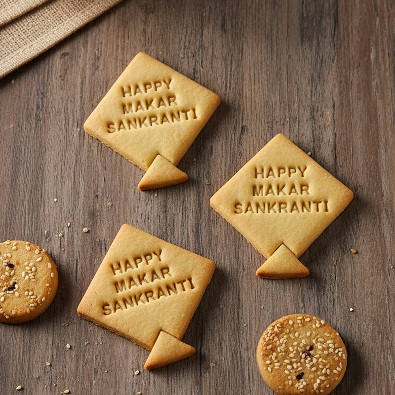 Happy Makar Sankranti Cookie Cutter – Indian Kite Festival, Uttarayana, Pongal gallery