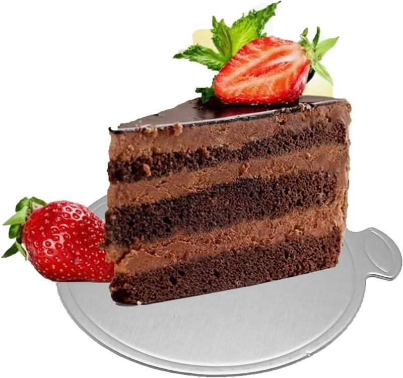 200pcs Mini Cake Boards 3.1" Mini Round Cardboard Mousse Cupcake Base for Cak... gallery