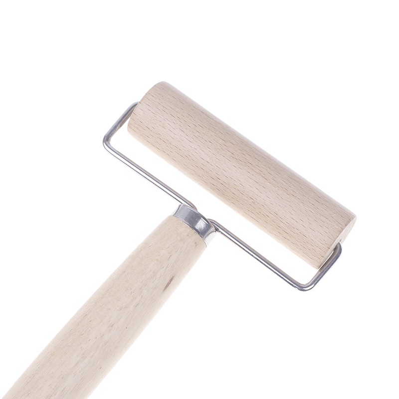 1Pc Small Rolling Pin T Shape Wooden Dough Manual Roller Pizza Baker Roller gallery