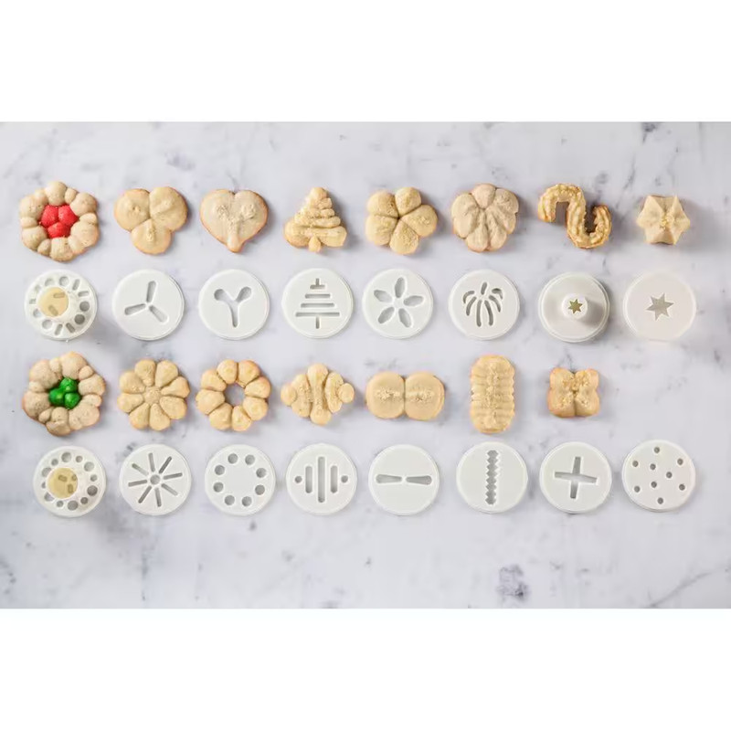 Hutzler 23-Piece Cookie Press and Decorating nozzles Food Decorator Set #3696 gallery