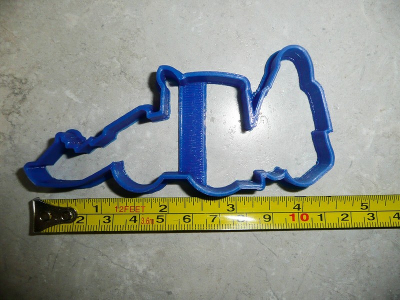 BACKHOE OUTLINE DIGGER EXCAVATING CONSTRUCTION COOKIE CUTTER USA PR3278 gallery