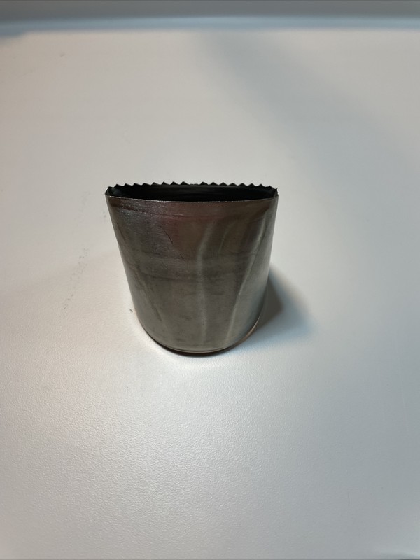 Ateco # 790 – Ribbon Pastry Tip – Stainless Steel Silver -Piping Cake Decoration