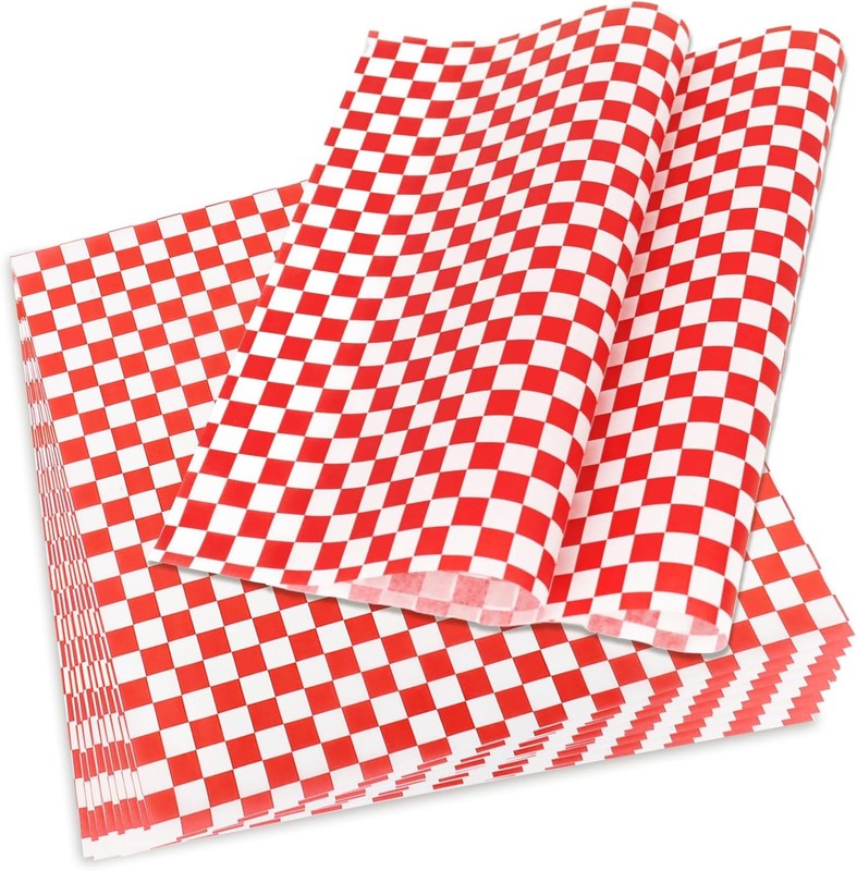 1000 Pcs 12×12 Inches Deli Paper Sheets, Grease Resistant Wax Paper Sheets