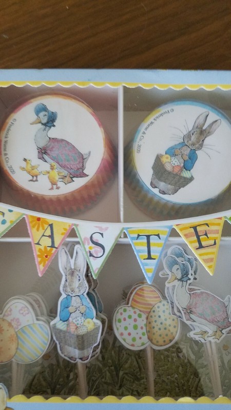 Peter Rabbit Cupcake Kit Easter 24 Liners 24 Picks Brand New gallery