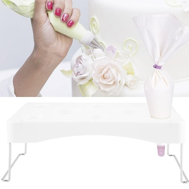 Decorating Piping Bag Holder Cake Decorating Icing Bag Stand 12-Cavity Pastry... gallery