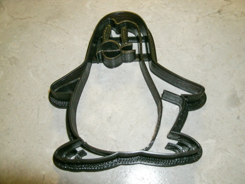 PENGUIN WITH DETAILS CARTOON SPECIAL OCCASION COOKIE CUTTER 3D PRINTED USA PR379 gallery